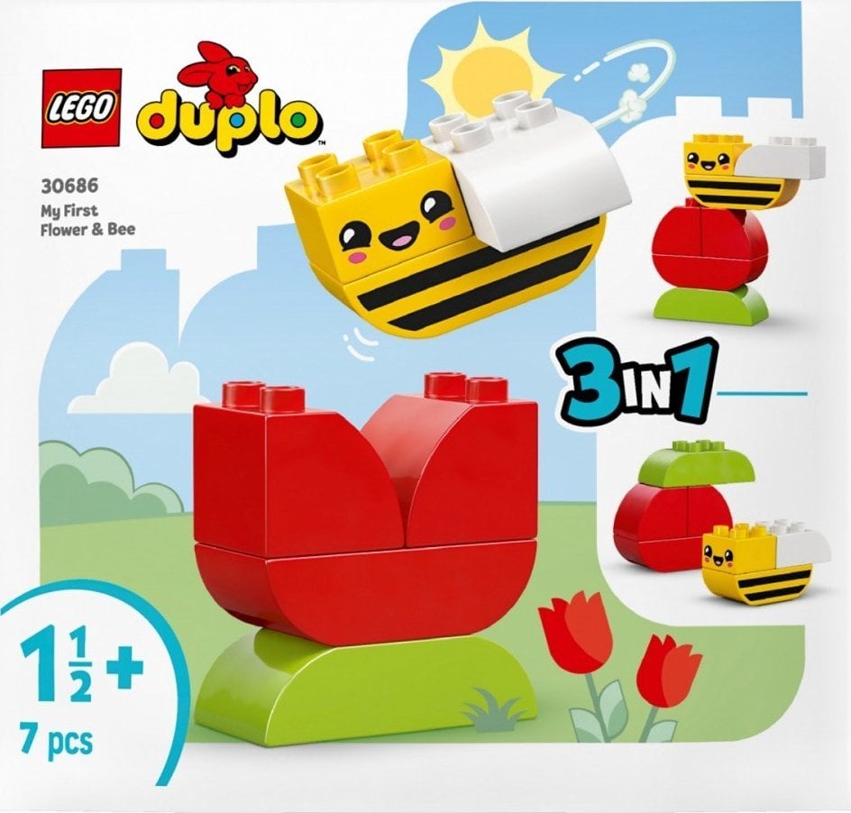 LEGO Duplo Mój pierwszy kwiatek i pszczoła (30686)