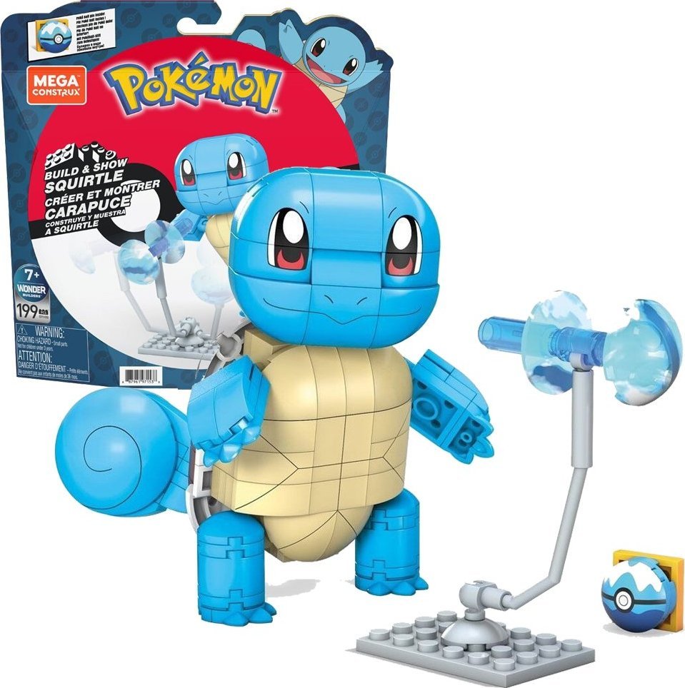 Mattel MegaBloks Construx Figurka Pokémon Squirtle (GYH00)