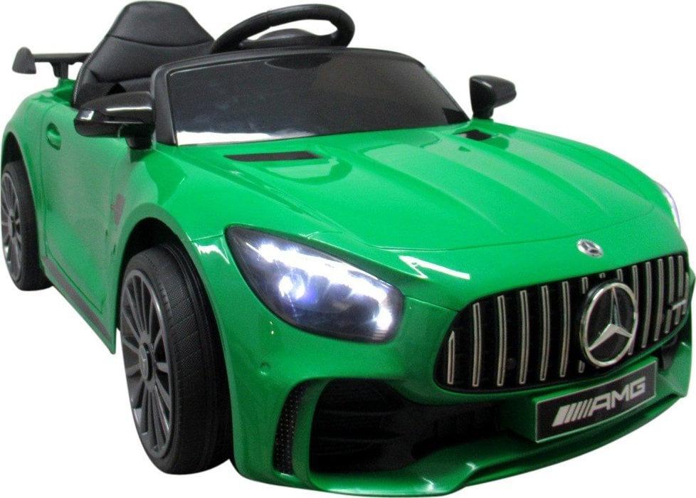 Mercedes Mercedes GTR-S zielony Miękkie koła Eva, miękki fotelik Licencja