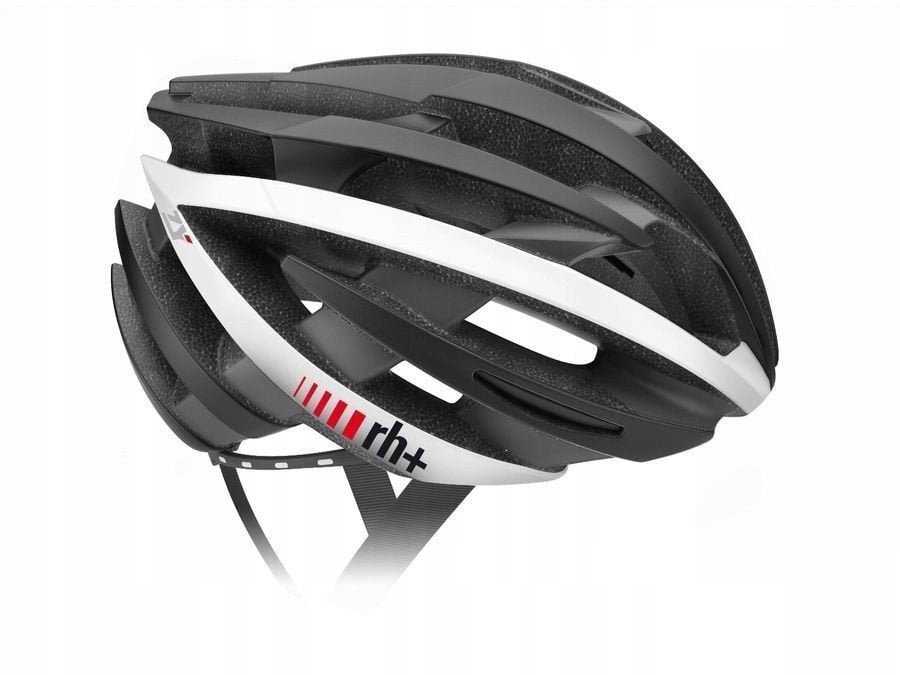 Kask rowerowy zeroRH+ ZY MATT BLACK - ARR SHINY WHITE - XS/M