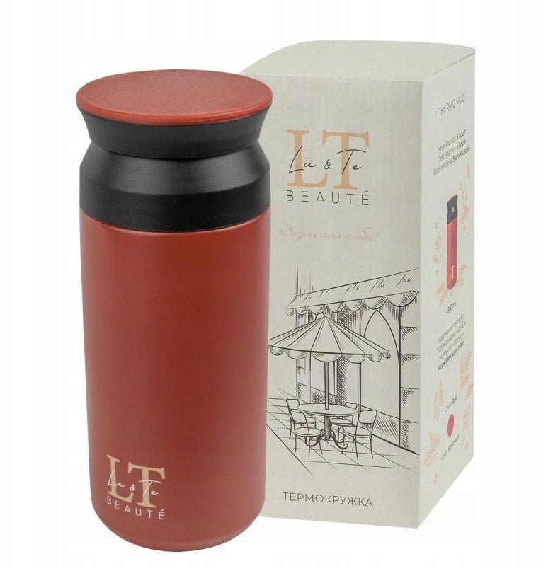 Kubek termiczny 350ml (czerwony)