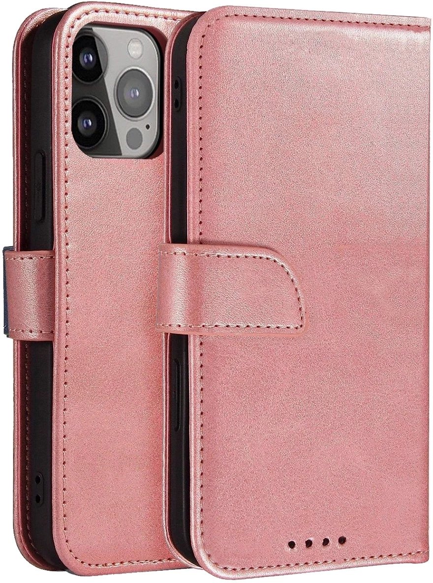 ETUI MAGNET CASE Z KLAPKĄ DO SAMSUNG GALAXY S25+ - RÓŻOWE