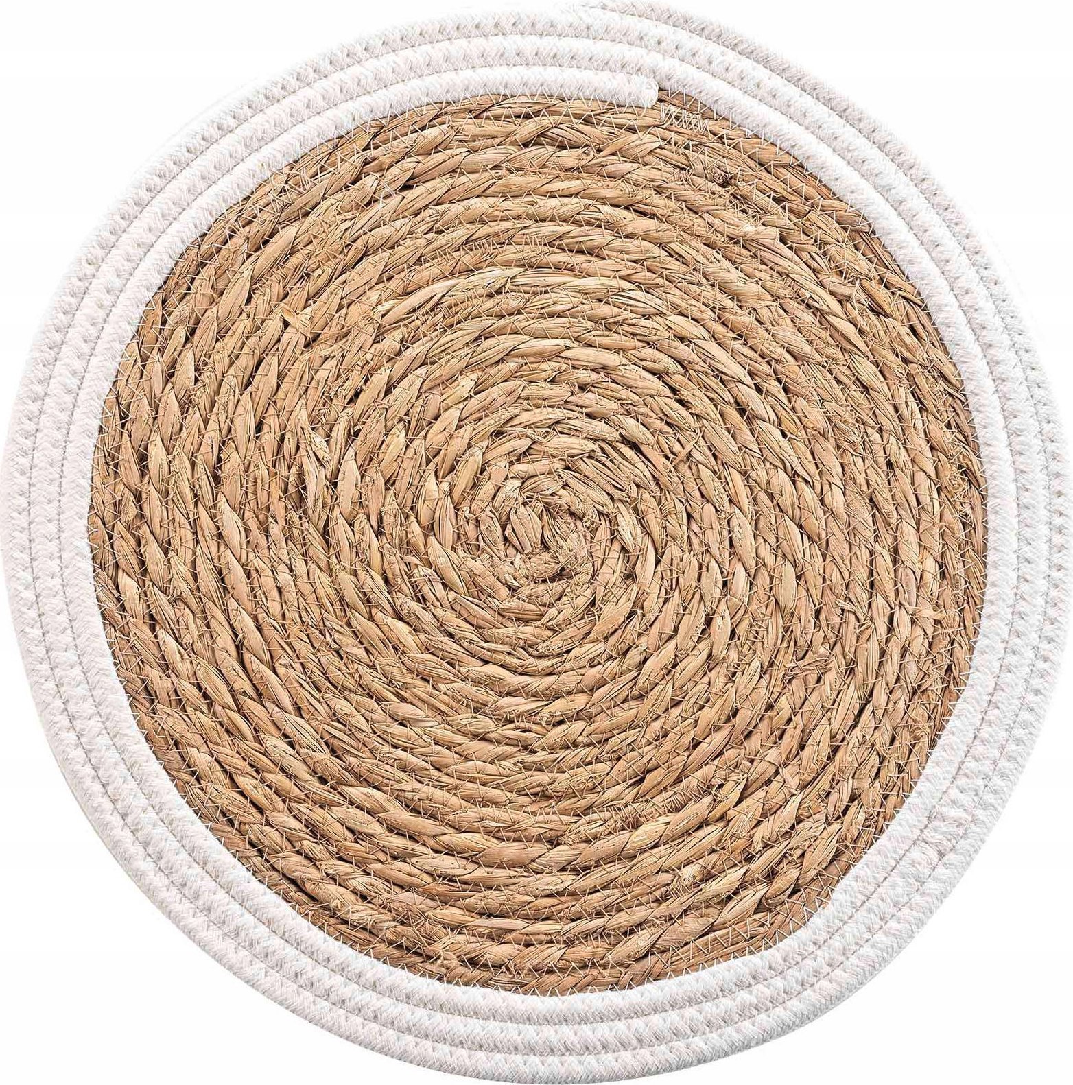 Douceur d`Interieur Podkładka pod talerz z trzciny i bawełny SIMBA, Ø 38 cm