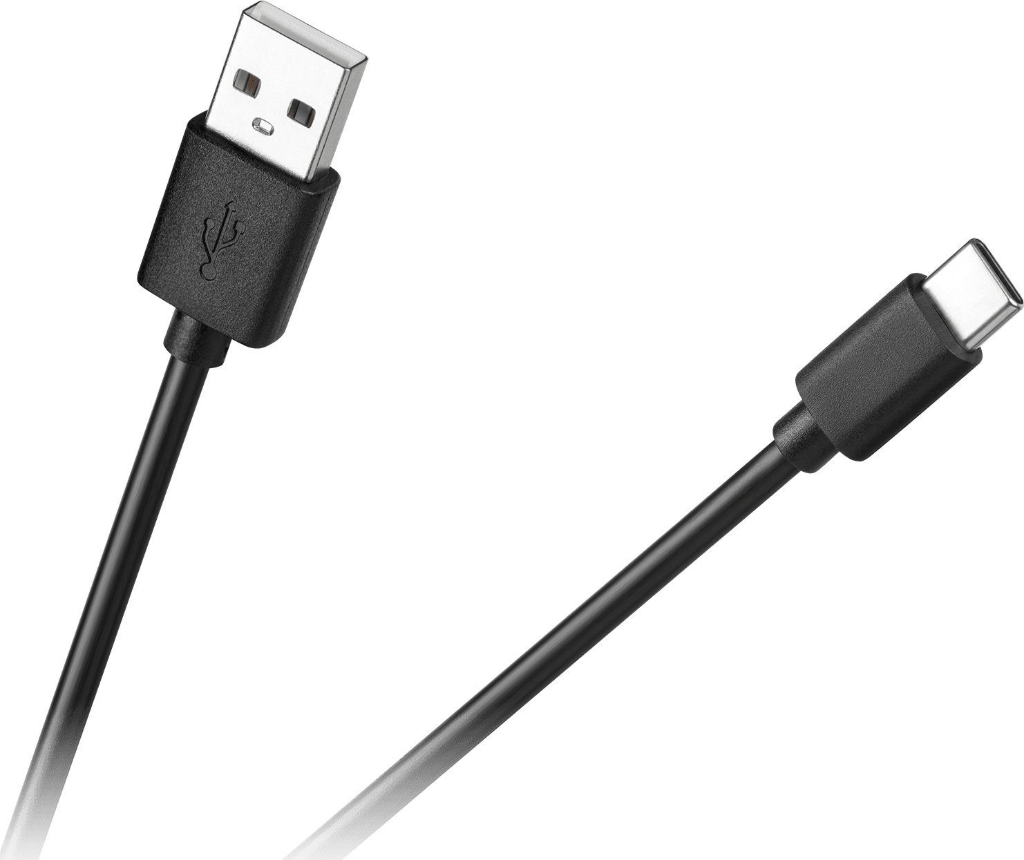 Kabel USB Cabletech USB-A - USB-C 1 m Czarny (KPO3949-1)
