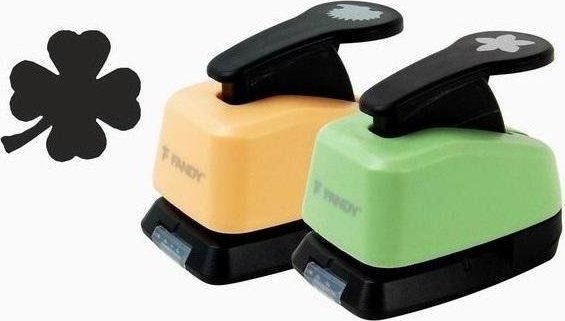 FANDY Dziurkacz ozdobny 16mm koniczyna MIX