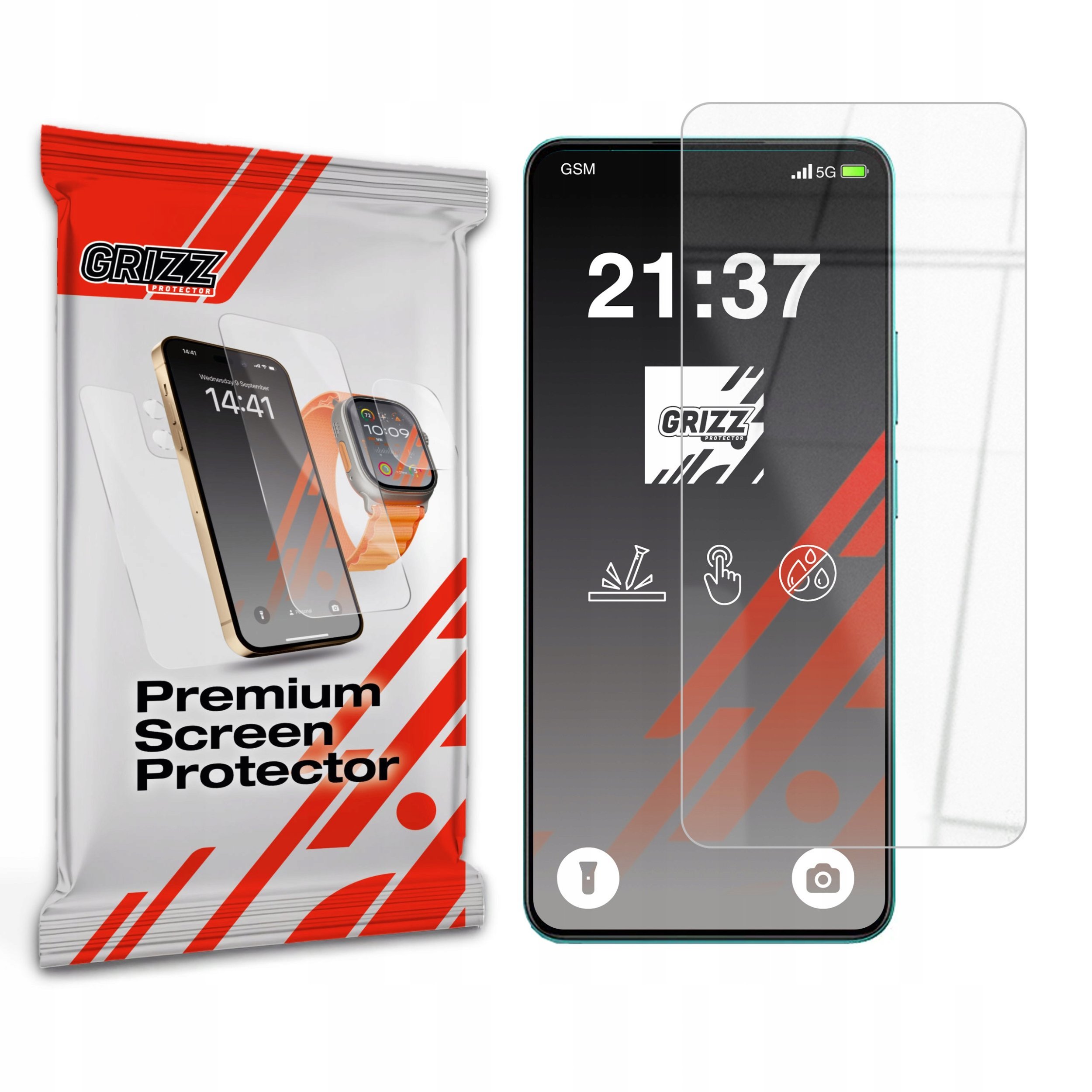 Szkło hybrydowe GrizzGlass HybridGlass do Realme 14T