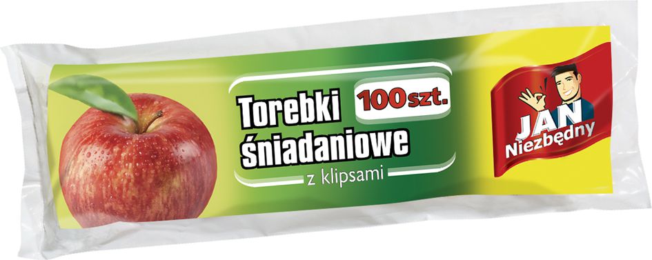 JAN Niezbędny Torebki śniadaniowe 18x28cm 100szt (8571013783)