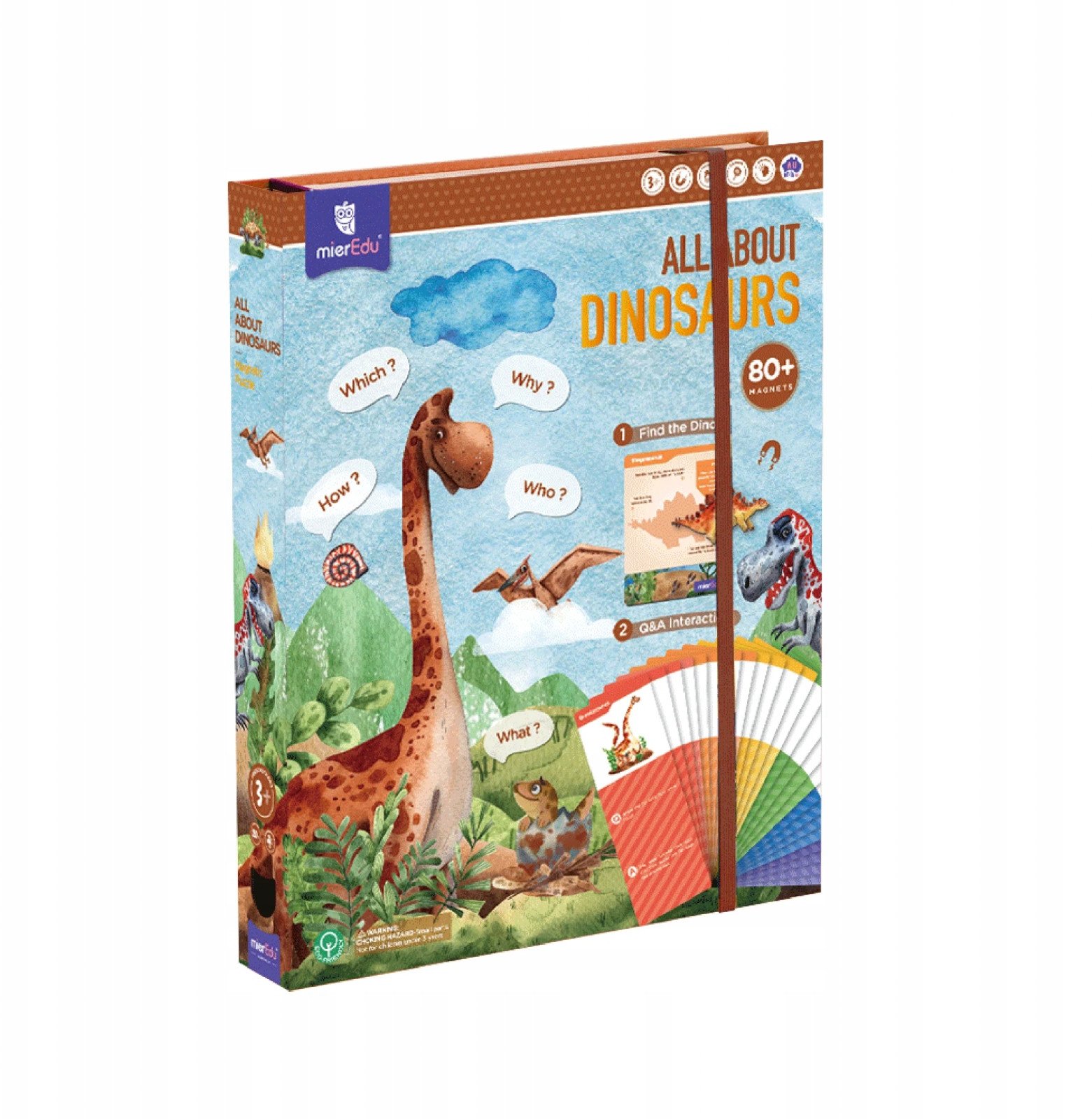 Puzzle magnetyczne Wszystko o dinozaurach