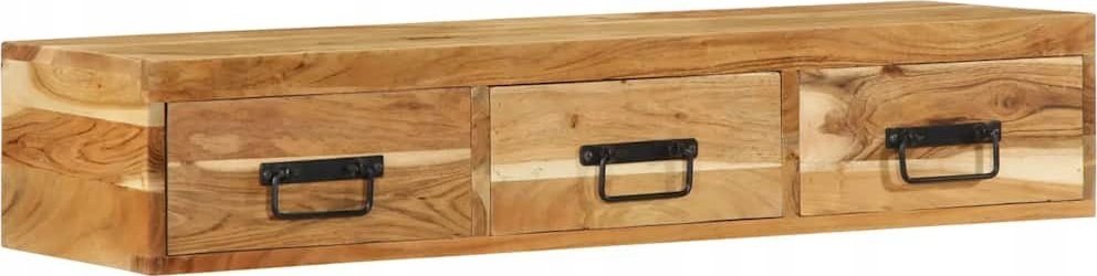 vidaXL vidaXL Ścienna szafka pod TV, 100x30x19 cm, lite drewno akacjowe