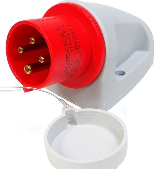 PCE Wtyczka 16A 4P WSM stała MINI 922061 ELEKTROMET