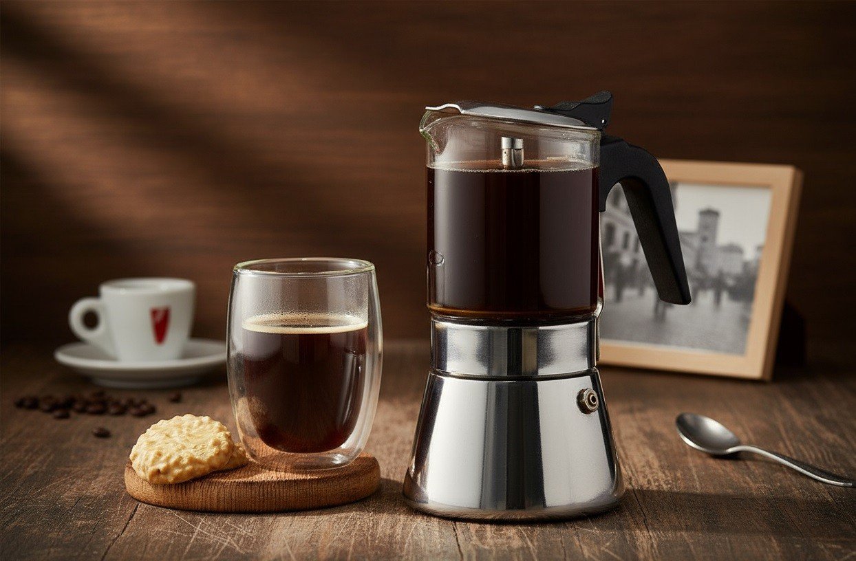 Kawiarka szklana 240 ml Evie AMBITION