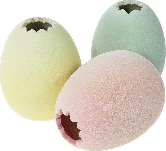 Jajko ceramiczne pokryte flokiem MIX