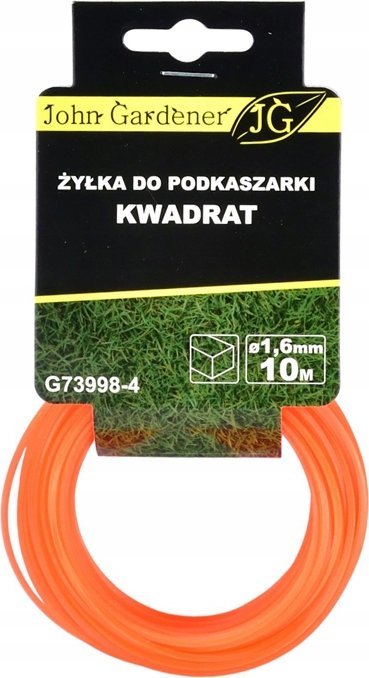 Geko Żyłka do podkaszarki kwadrat 1,6mmx10m (20/240)
