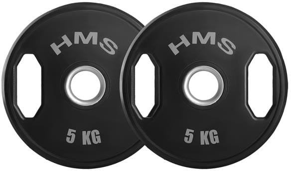 TOG05 2 x 5 KG TALERZ OLIMPIJSKI OGUMOWANY 2 x 5 KG HMS