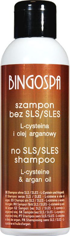BingoSpa Szampon bez SLS/SLES 100 ml z L-cysteiną i olejem arganowym