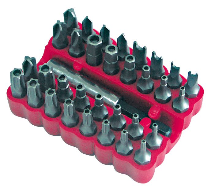 Mega Zestaw końcówek specjalnych SECURITY 33szt. 10733