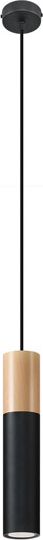 Lampa wisząca Lumes Czarna pojedyncza lampa wisząca - EX544-Pables