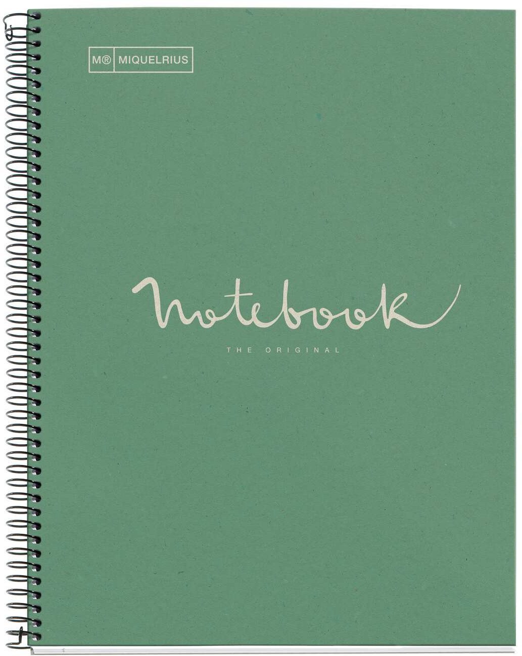 MAUL A613551 notatnik A4 80 ark. Zielony