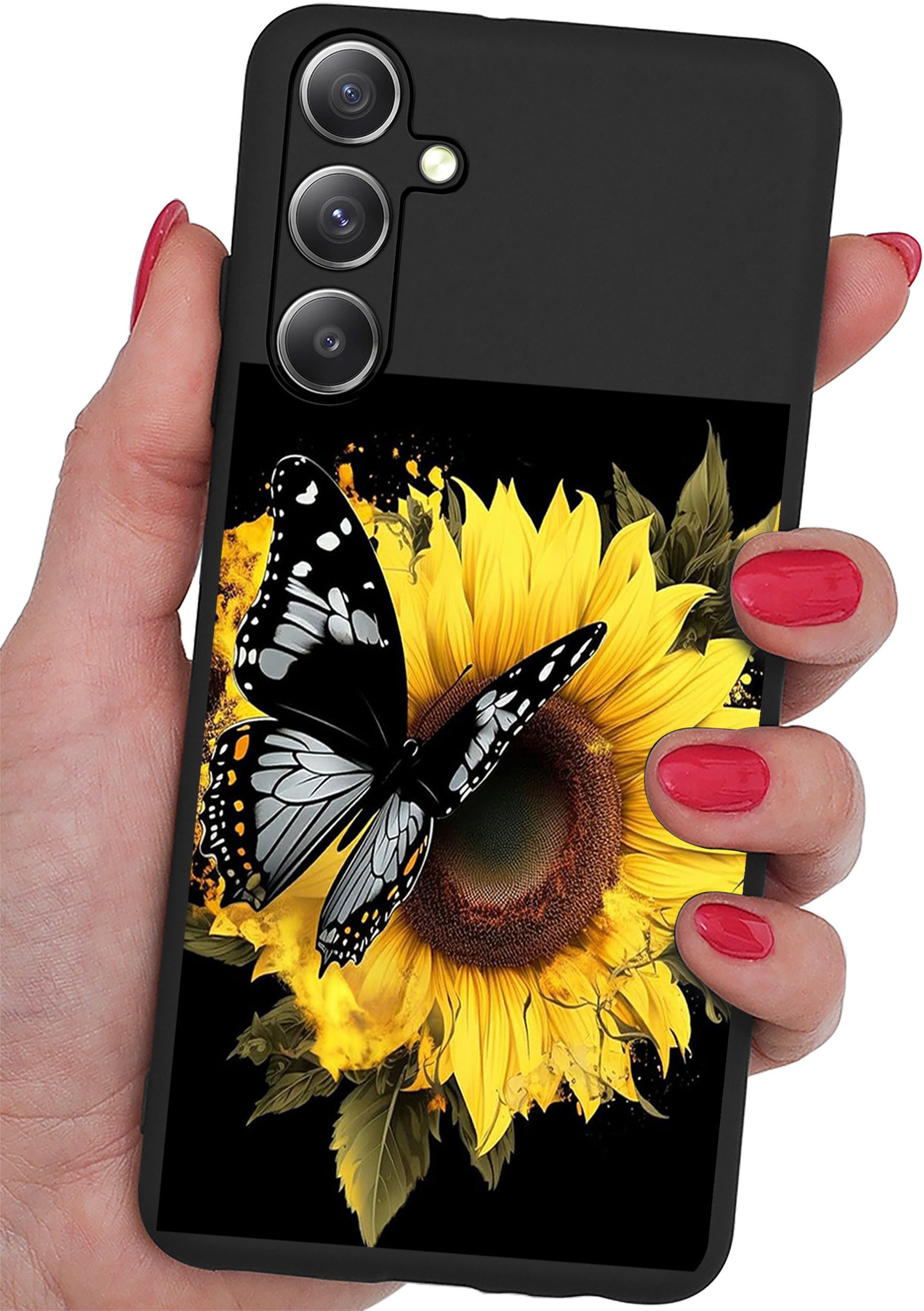 ETUI do Samsung Galaxy S23 WZORY |SILIKONOWE MATT CASE + SZKŁO 9H