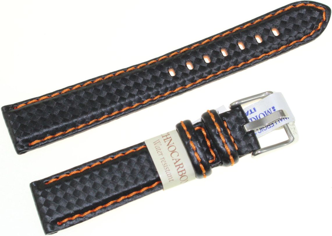 Morellato Karbonowy wodoodporny pasek do zegarka 18 mm Morellato A01U3586977886CR18