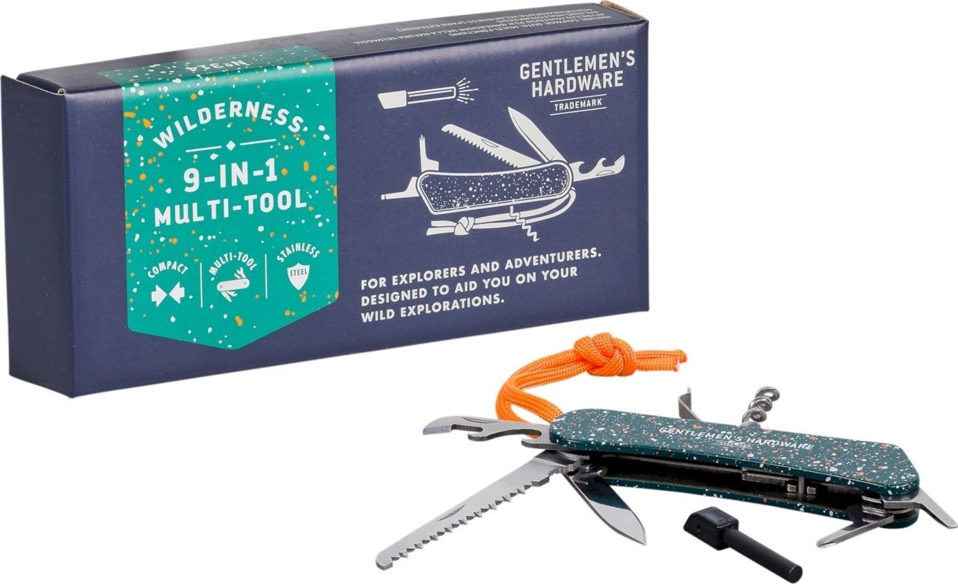 Gentlemens Hardware Multitool Wilderness do survivalu - 9 w 1 | GENTLEMENS HARDWARE