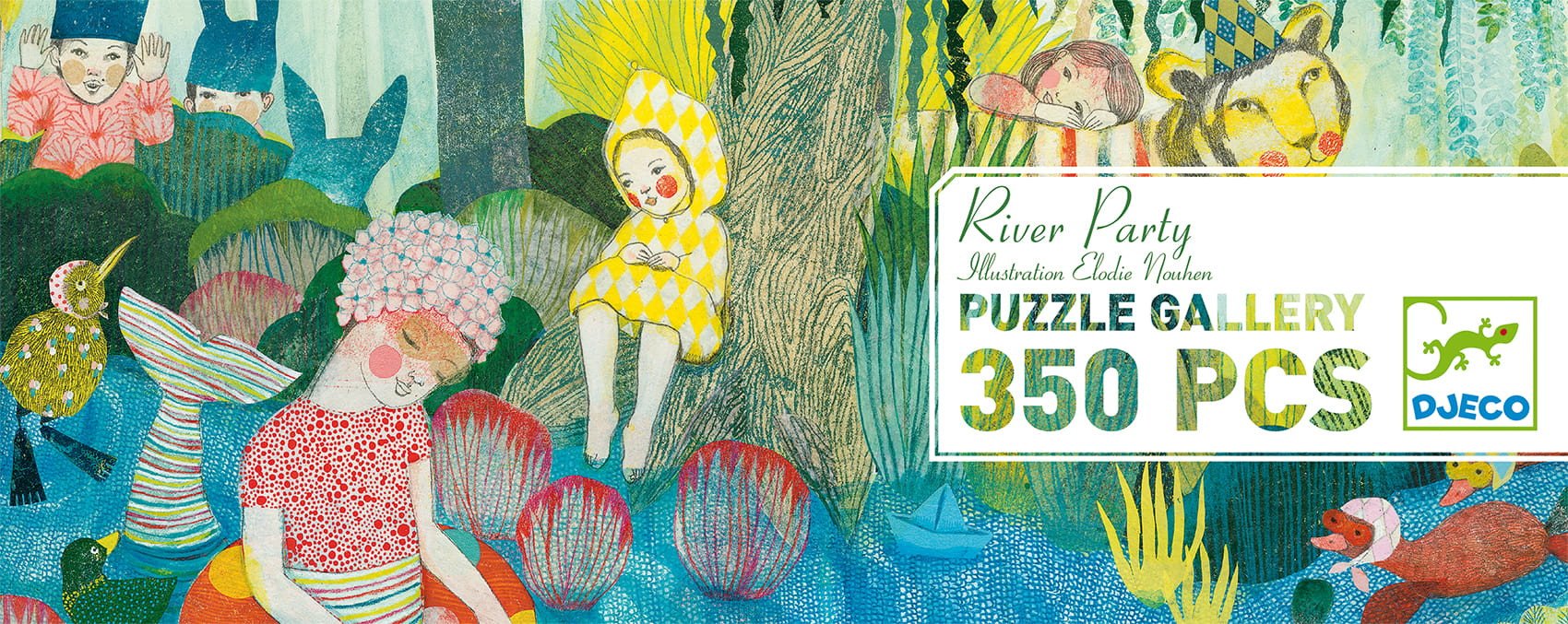 RZEKA - Puzzle artystyczne 350 el. DJECO