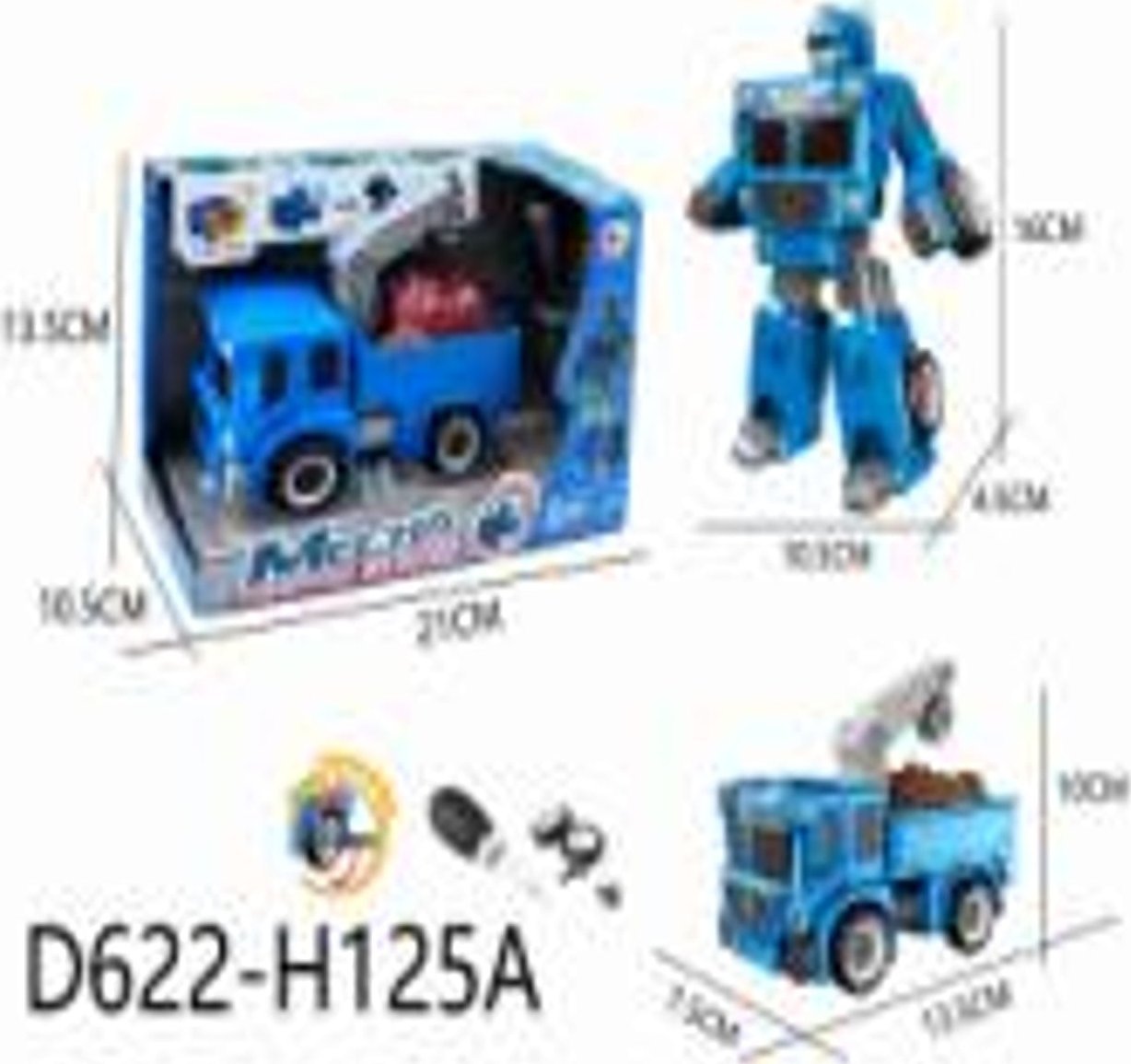 Samochód transformujacy D622-H125A