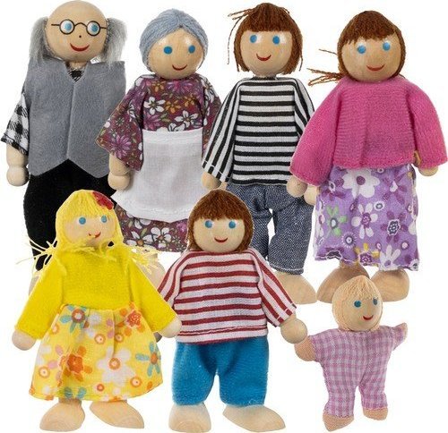 Kruzzel Miniaturowe lalki- 7szt. Kruzzel 19764