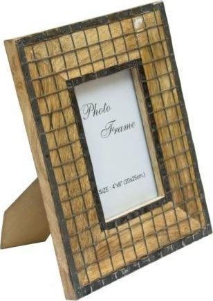 Ramka Giftdeco Ramka na zdjęcia indyjska z drewna mango 10x15 cm