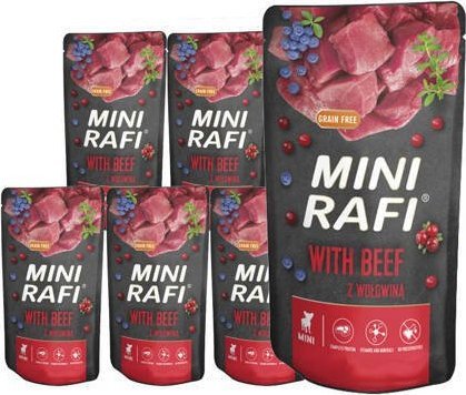 Dolina Noteci DOLINA NOTECI Mini Rafi z wołowiną 10x150g