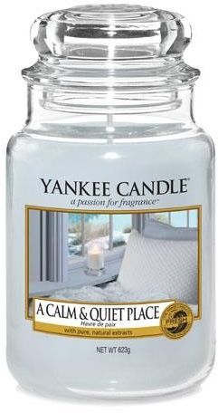 Yankee Candle Large Jar duża świeczka zapachowa A Calm & Quiet Place 623g