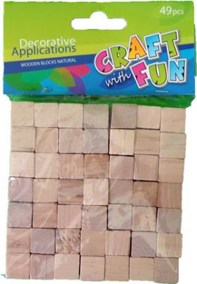 Starpak Kreatywne kostki drewniane