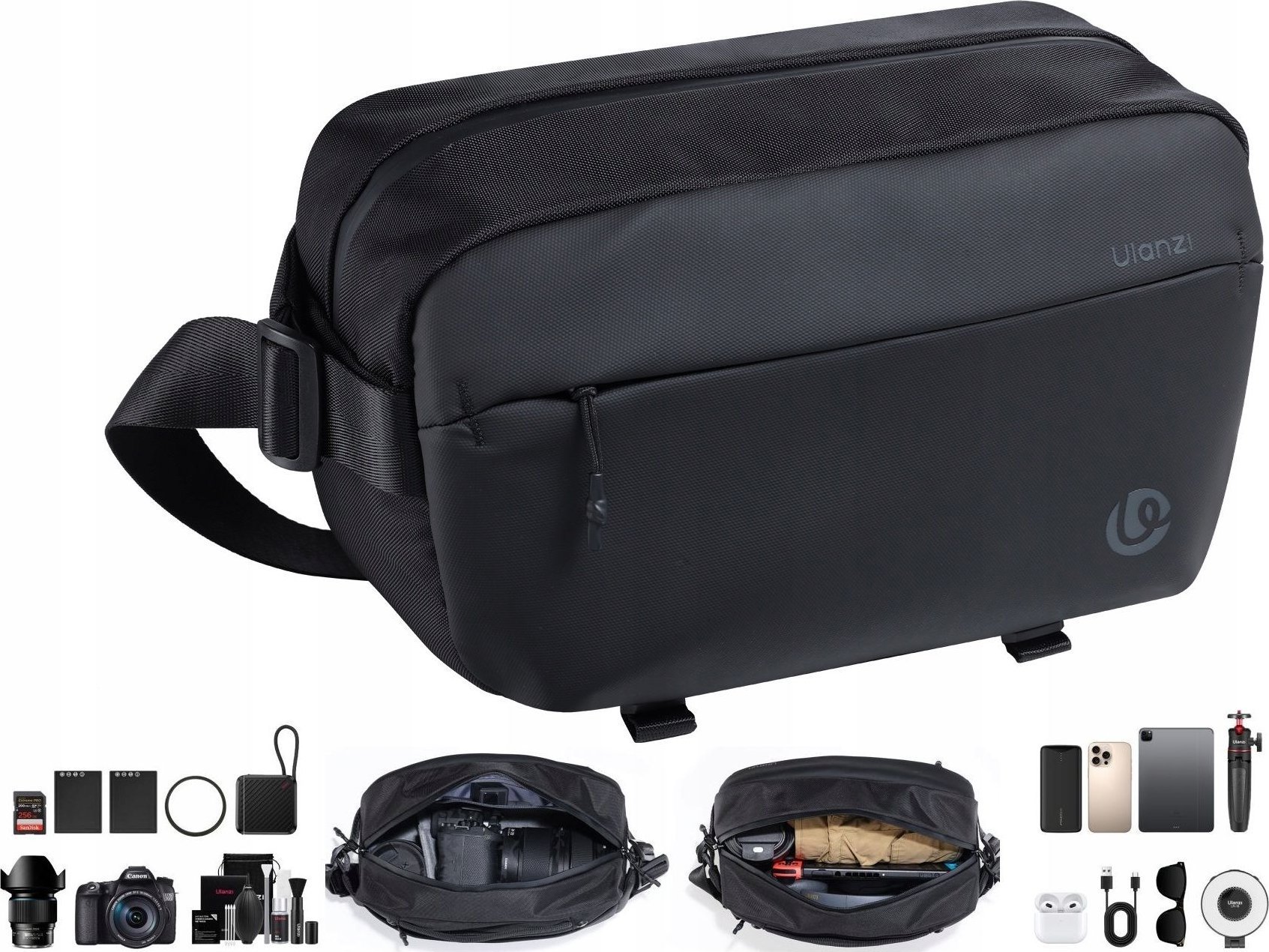 Torba Fotograficzna Walizka Saszetka Etui na Aparat Kamerę Telefon ULANZI / PB038