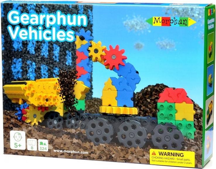 Klocki Gearphun Pojazdy Box - 324 el.