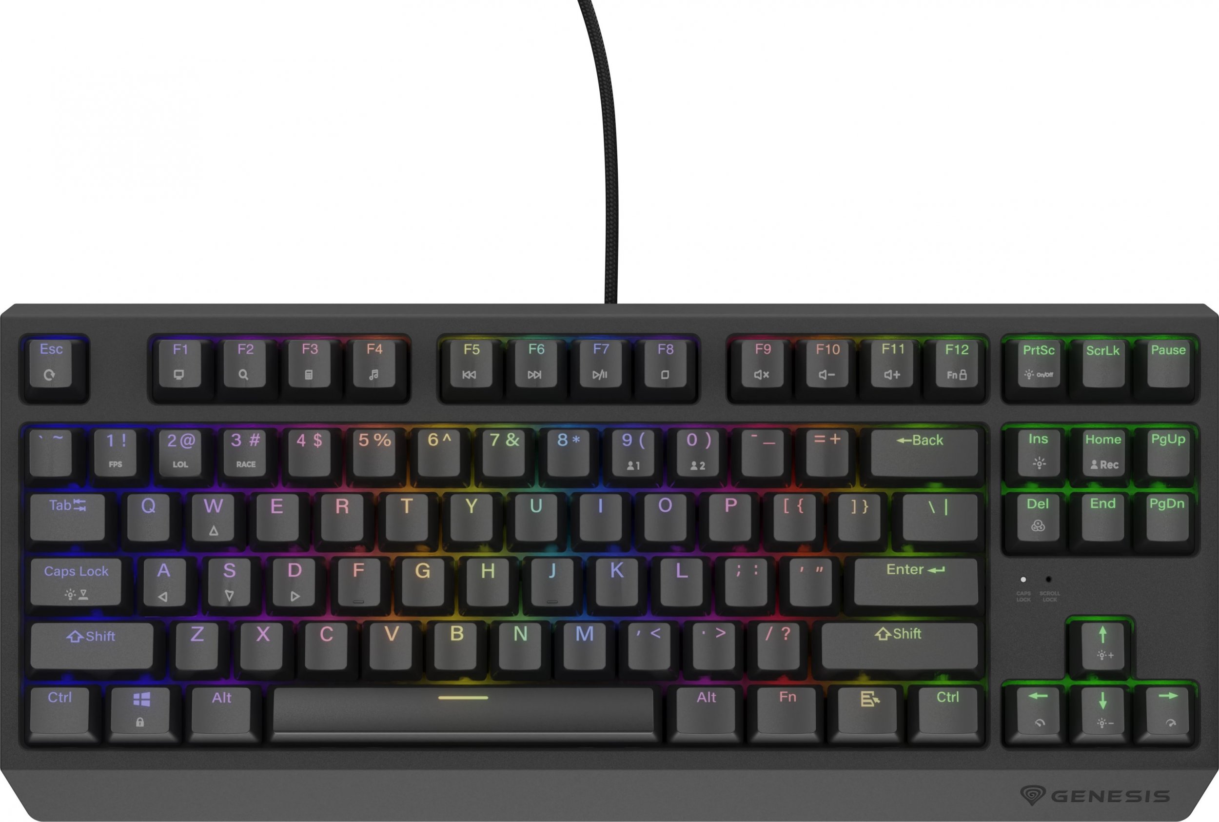 Klawiatura Genesis Thor 230 TKL Outemu Brown (NKG-2079)