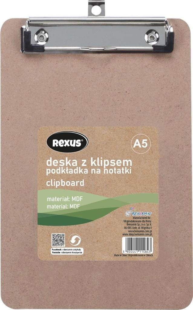 Beniamin Deska z klipem A5