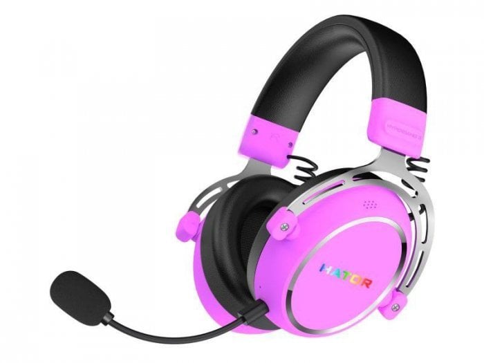 Słuchawki Hator Hypergang 3 Wireless Fioletowe (ESH52)