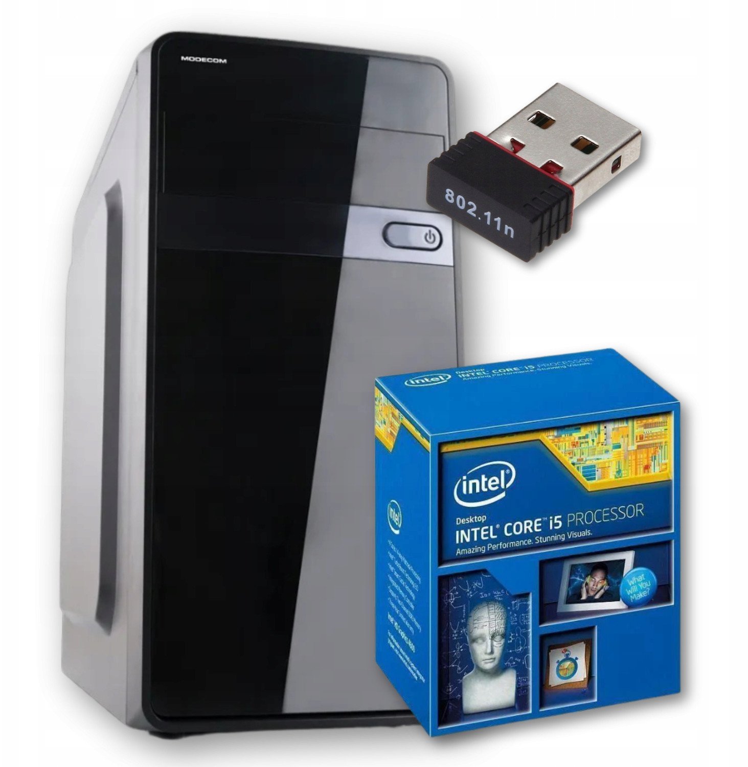 Komputer Pix Baseoffice V4 Intel Core i5 16GB DDR3 512GB SSD DVD Windows 10