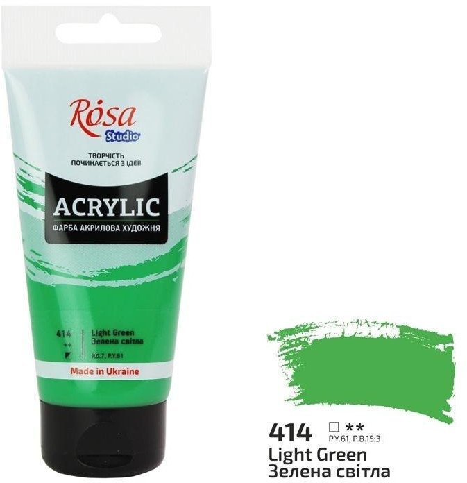 Farba akrylowa light green 414 75ml