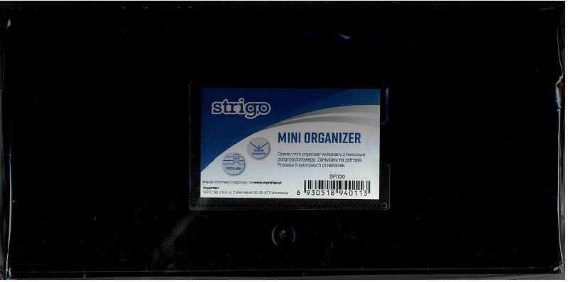 Strigo Organizer mini PP DL czarny STRIGO