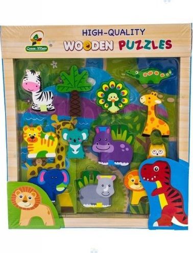 EURObaby ZAB PUZZLE SAFARI KLO 16H1138