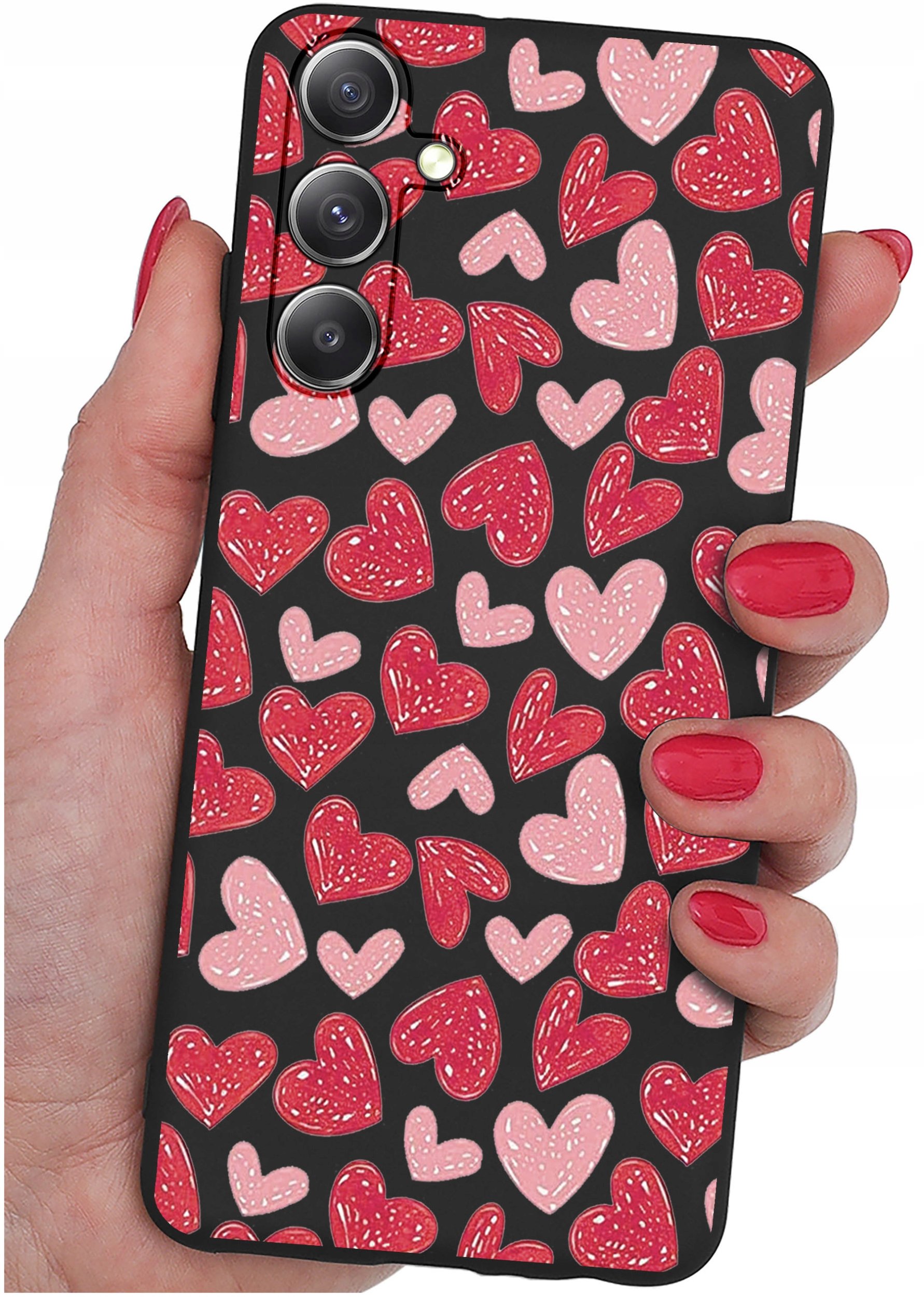 ETUI do Samsung Galaxy S23 WZORY |SILIKONOWE MATT CASE + SZKŁO 9H