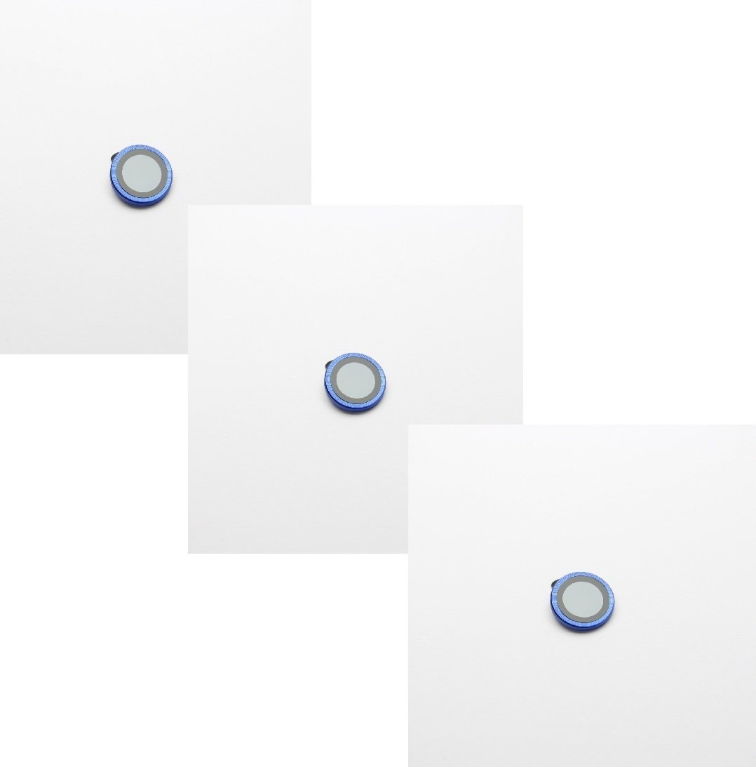 Zestaw szkieł na aparat do iPhone 13 Pro 6,1" / iPhone 13 Pro Max 6,7" ciemny niebieski (3szt)