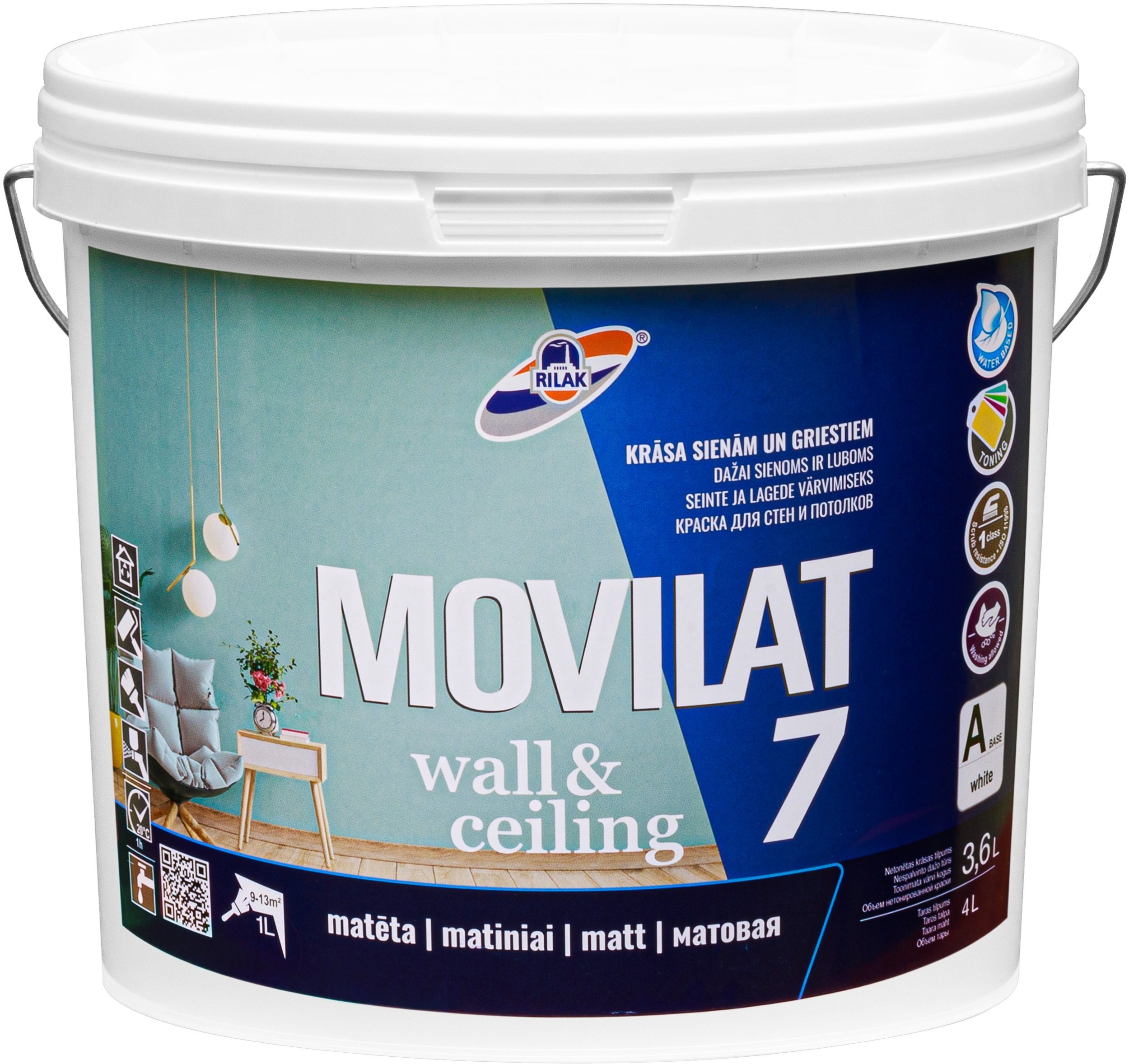 Rilak PAINT MOVILAT-7 BASE A (3.6L)
