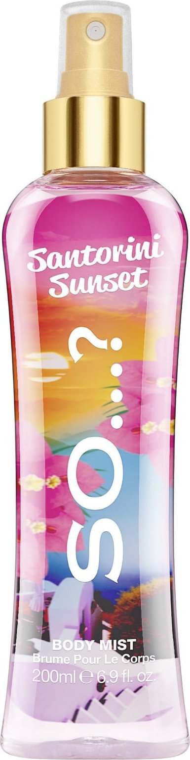 SO...? Escapes! Perfumowana mgiełka do ciała S Santorini Sunset 200 ml
