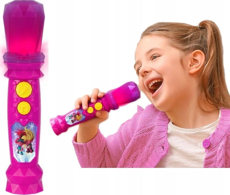 Mikrofon Ekids Mikrofon Karaoke Do Śpiewania Dla Dziecka Dzieci Ekids Trolls Trolle 3 / Tr-070.uemv23m