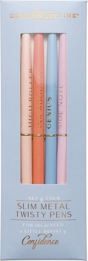 Zestaw 4 długopisów Blue