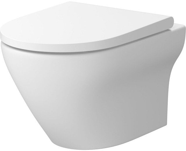 SET B572 MZ UM LARGA OVAL CLEAN ON DESKA SLIM WRAP DUR WO ŁW BIAŁY MAT