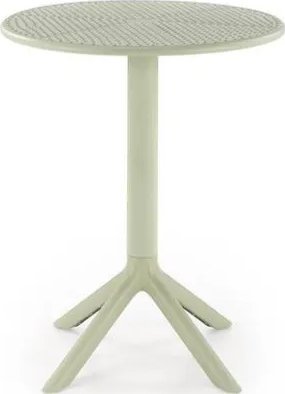 Halmar Stolik ogrodowy CALVO 60x60 miętowy z tworzywa PVC HALMAR