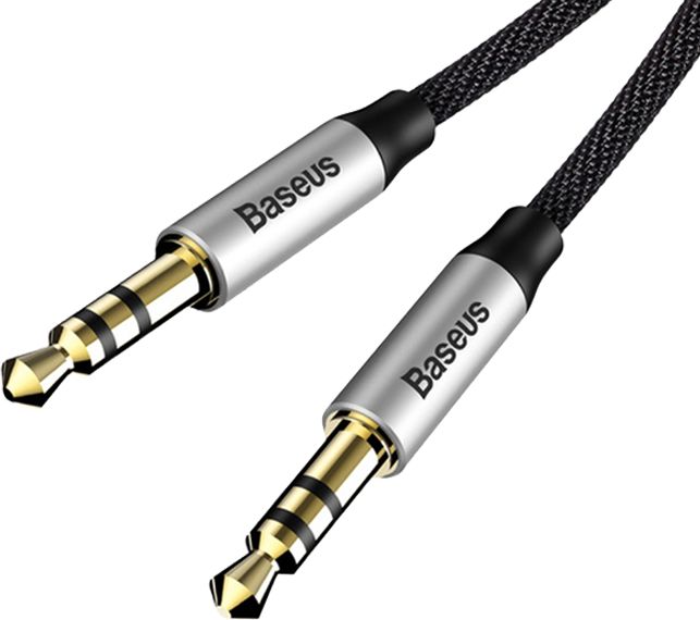 Kabel Baseus Jack 3.5mm - Jack 3.5mm 1m czarny (27890-uniw)